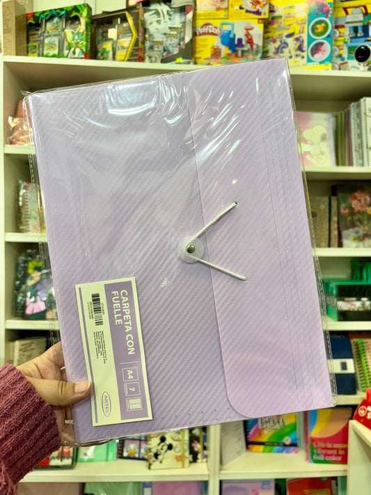 Carpeta con fuelle A4