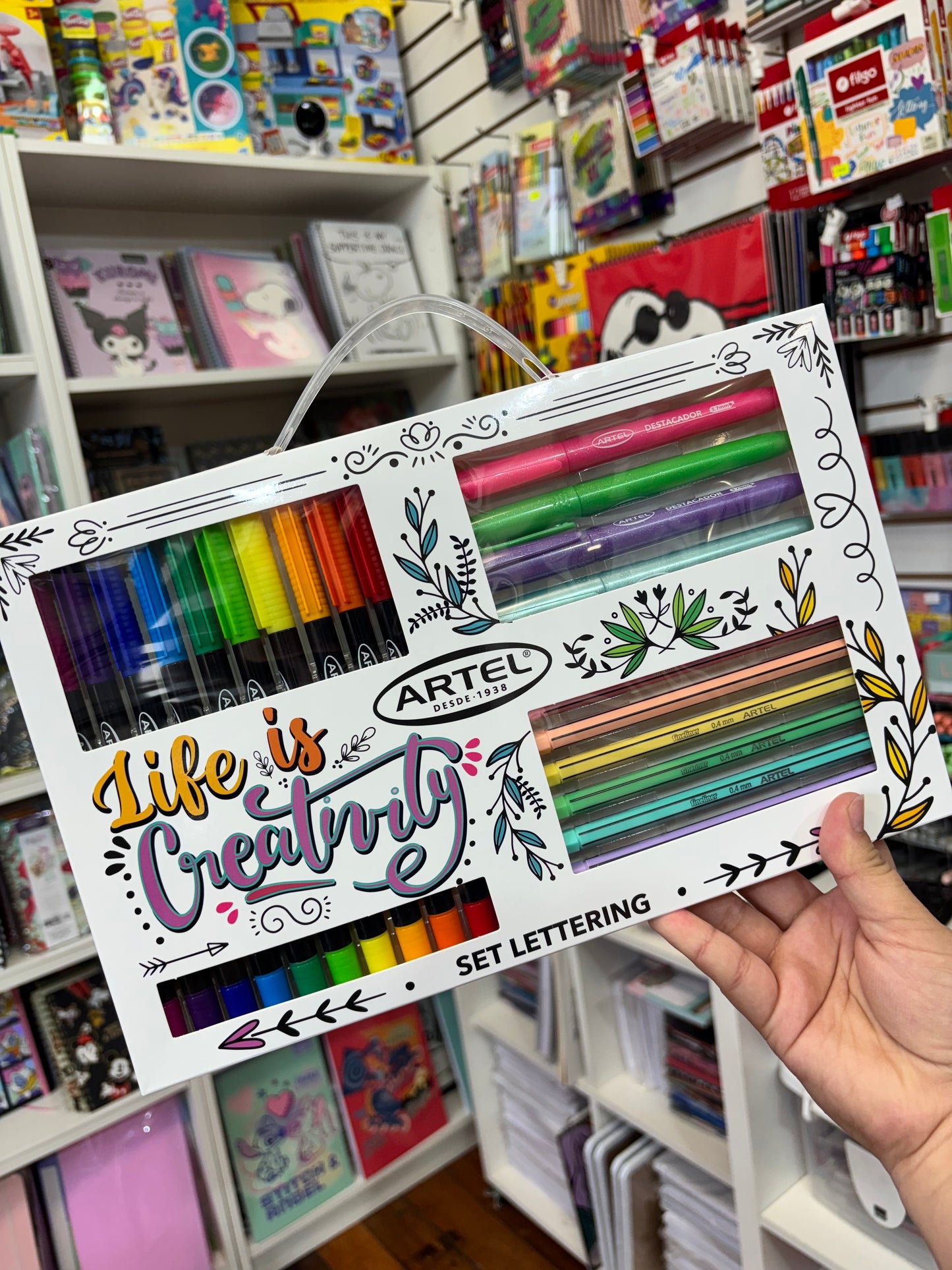 Set lettering 20 piezas Artel