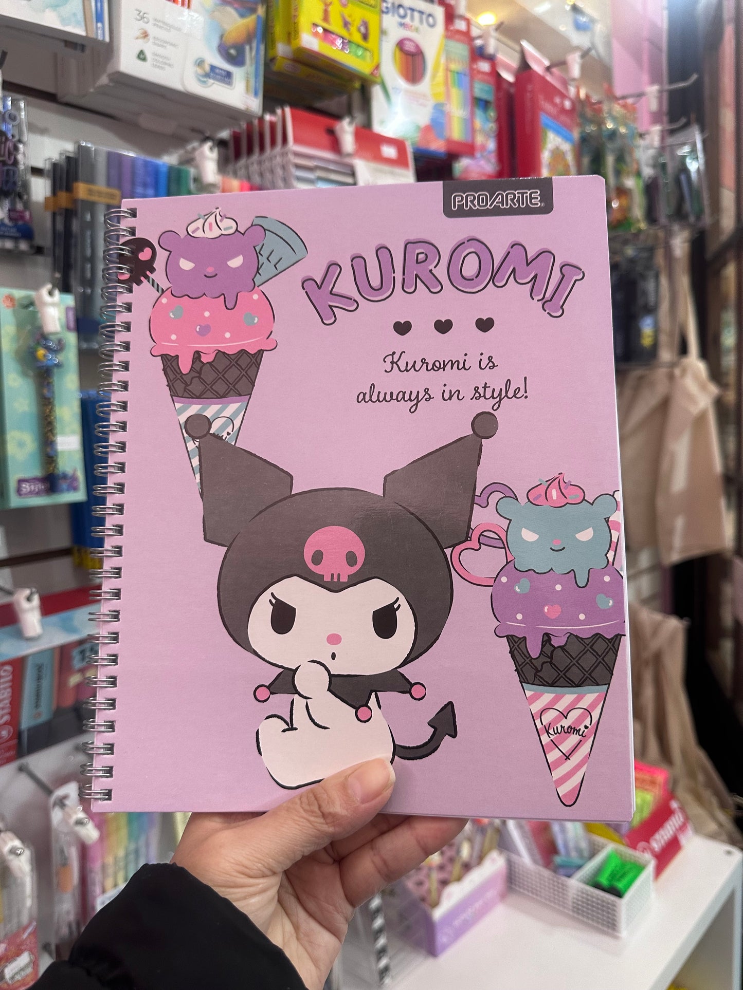 Cuaderno Kuromi Proarte