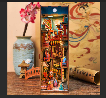Booknook Banquest of Tang Separador de Libros Armable Tonecheer