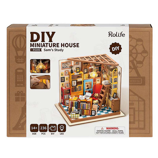 Miniatura Armable Biblioteca Sam Study