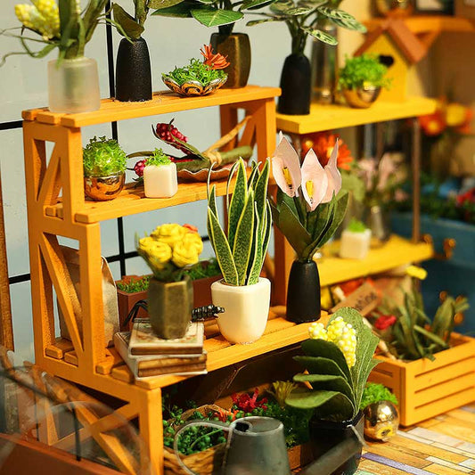 Invernadero Cathy Flower Maqueta Miniatura Puzzle 3D Rolife