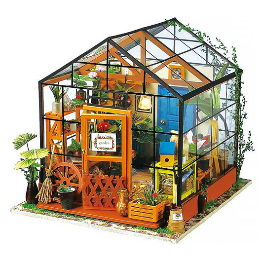 Invernadero Cathy Flower Maqueta Miniatura Puzzle 3D Rolife