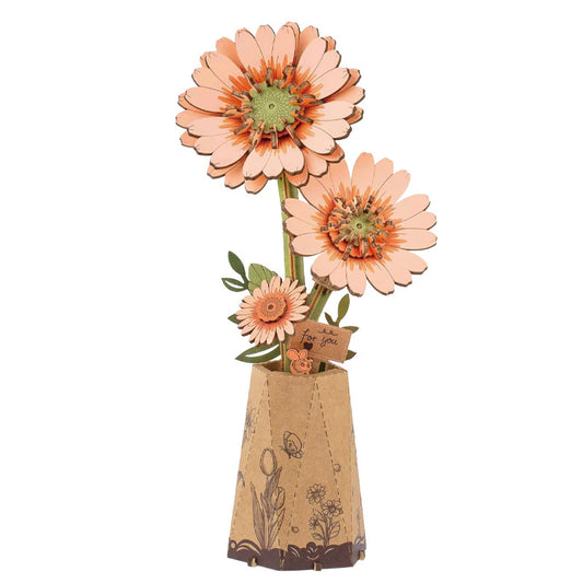 Flor Gerbera Light Orange Rowood
