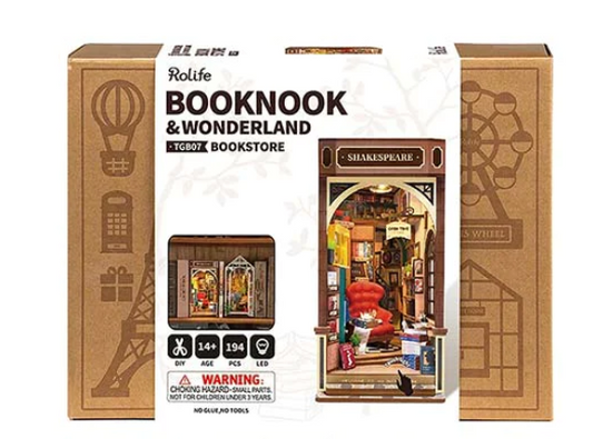 Booknook Separador de Libros Armable Bookstore Libreria Shakespeare