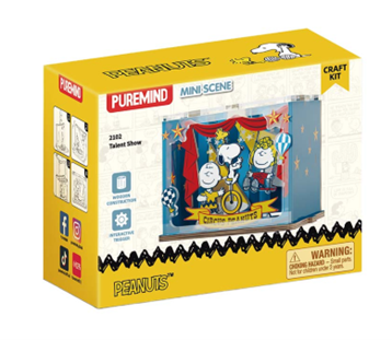 Snoopy Happy Stage Mini Escena Puremind