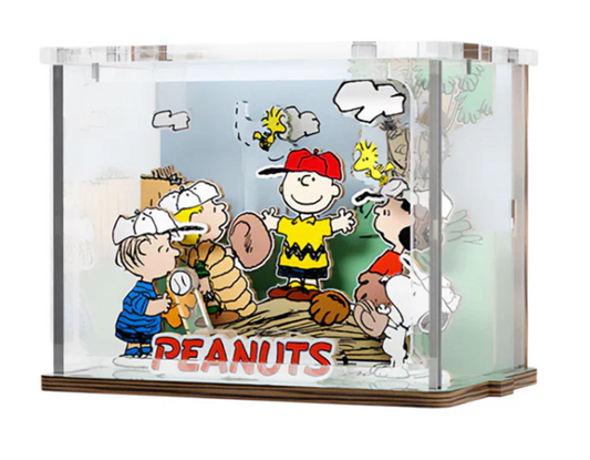 Snoopy Baseball Mini Escena Puremind