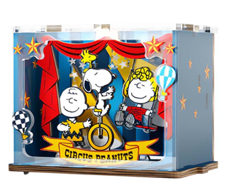 Snoopy Happy Stage Mini Escena Puremind