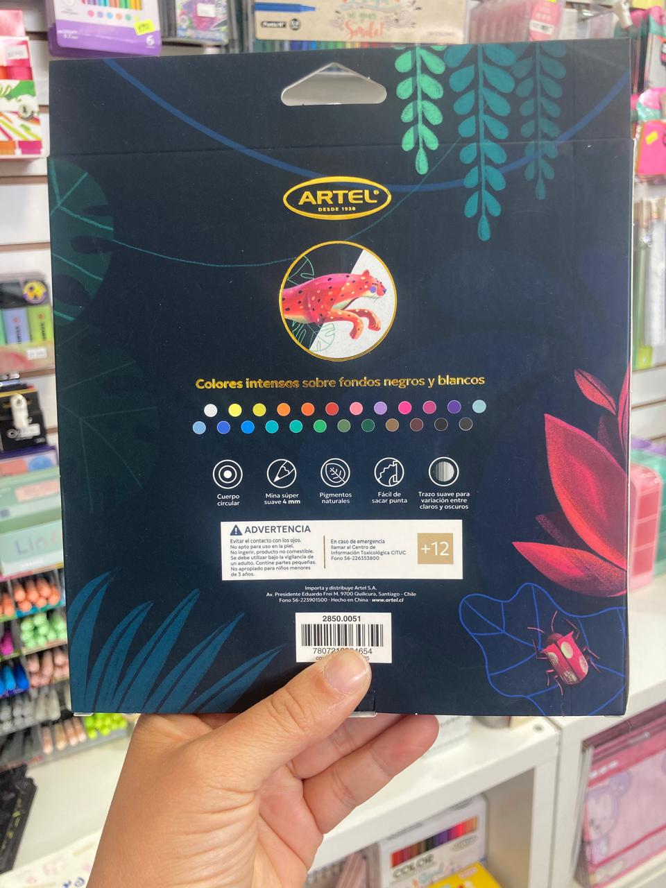 Set de 24 Lapices Supersoft Artel