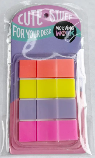 Pack 80 Banderitas Adhesivas Color Neón - Mooving At Work