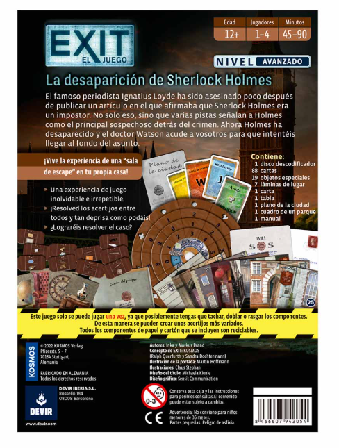 Exit: La Desaparición de Sherlock Holmes