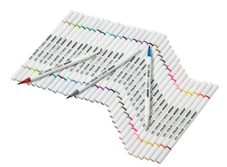 Est. Marcadores Doble Punta 36 Colores