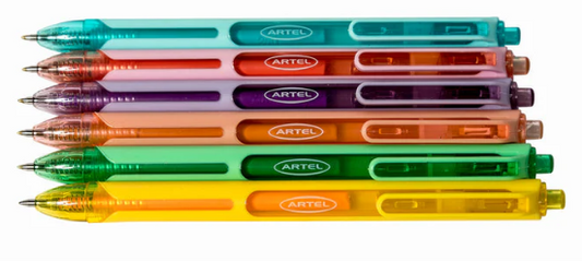 Blíster Lapices Gel Artel 6 Unidades Colores Pastel